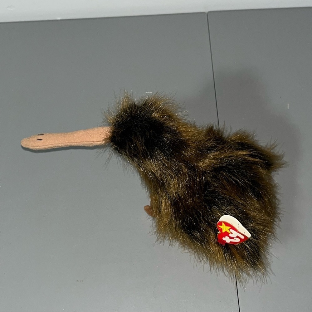 Ty “Beak the Kiwi Bird" Retired Ty Beanie Baby Buddy 1998 Vintage - Picture 5 of 13